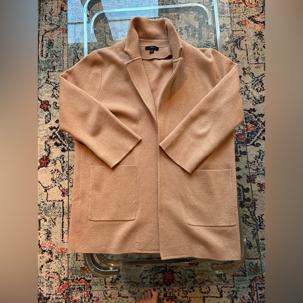 J crew sweater blazer size medium